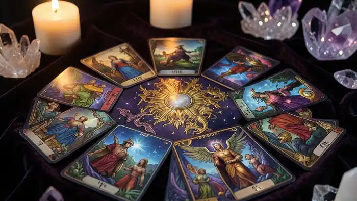Расклад Таро на 7 карт на тайные мысли женщины — схема позиций и символы скрытых эмоций