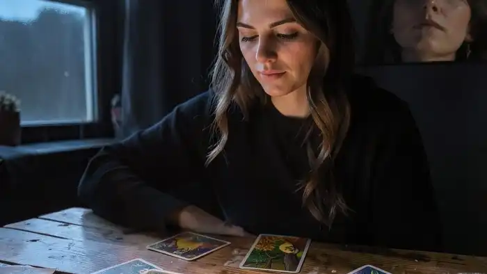 Расклад Таро на 7 карт на тайные мысли женщины — схема и интерпретация
