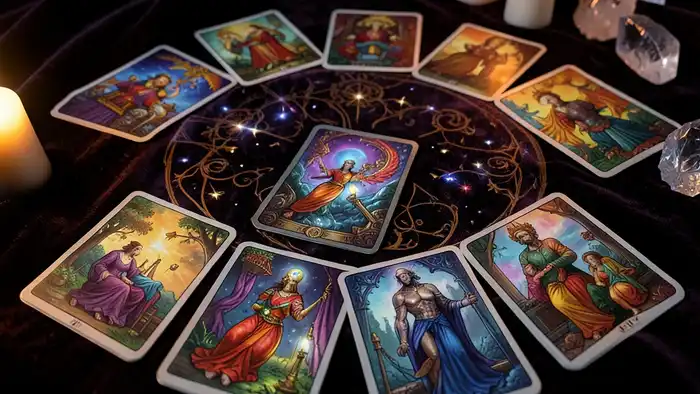 Расклад Таро на 7 карт на жизненный путь — схема, интерпретация и пример чтения