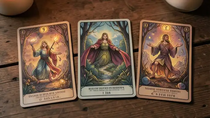 Расклад Таро «на три карты» на выбор между двумя – изображение