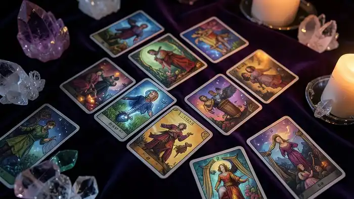 Расклад Таро на три карты на болезнь: Отшельник, Повешенный, Солнце — схема интерпретации при хронических недугах