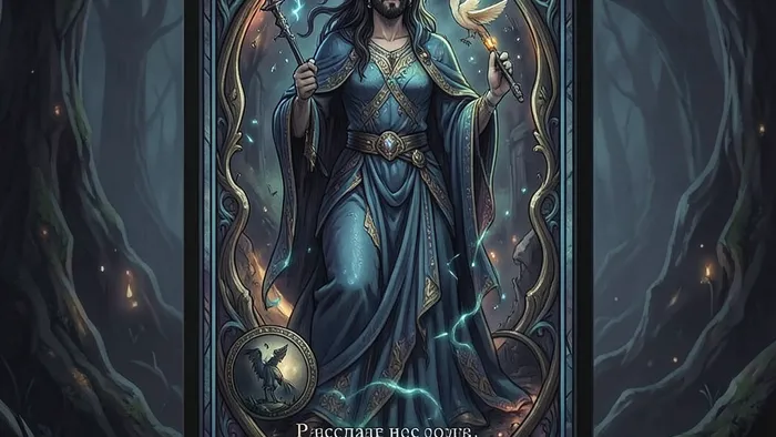 Расклад Таро на три карты на обучение — схема позиций с картами на фоне учебных материалов