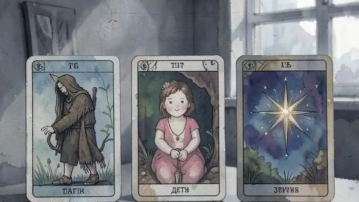 Расклад Таро на три карты на опеку над ребенком: внутреннее состояние, энергия ребенка, исход
