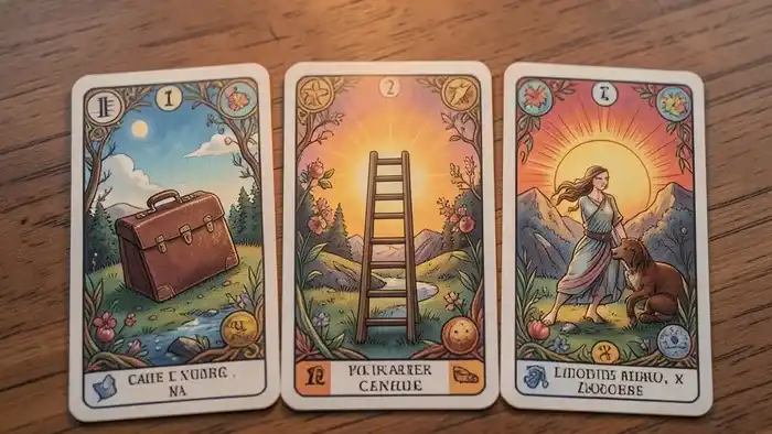 Расклад Таро «на три карты» на работу — символы карьеры