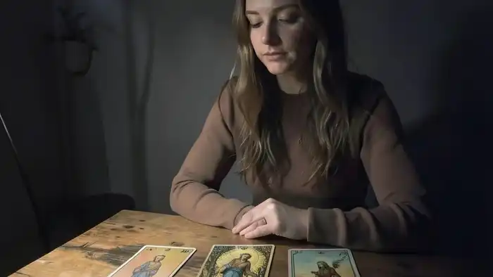 Расклад Таро на три карты: позвонит ли он — Пятерка Чаш, Отшельник, Суд — интерпретация и практика