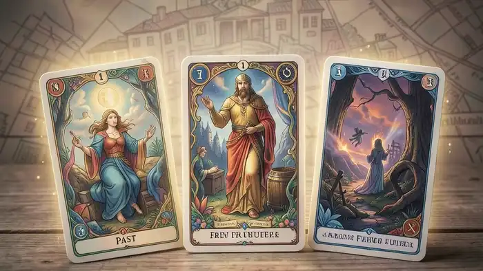 расклад Таро на три карты переезд