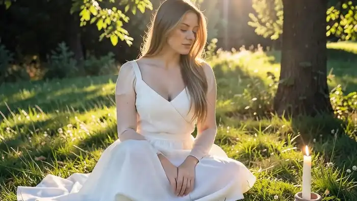 Расклад Таро на все сферы жизни на лето — 9 карт в три ряда на траве