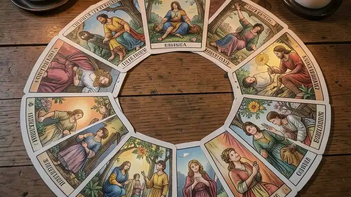 Расклад Таро «на все сферы жизни» на разлучницу – визуальная схема