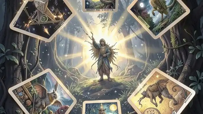 Расклад Таро на все сферы жизни на спонсора: 10 позиций с картами, показывающие энергетические блоки и внутренние установки