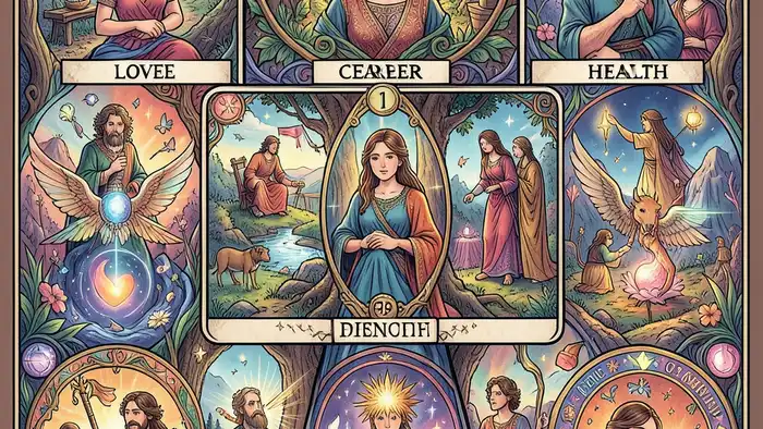 Расклад Таро «на все сферы жизни» — визуальное изображение