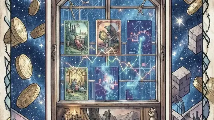 Расклад Таро "окно в будущее" на криптовалюту — схема позиций и символика карт