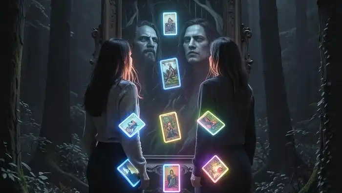 Расклад Таро "он и она" на духовный рост — 10 карт, отражающих скрытые уроки отношений