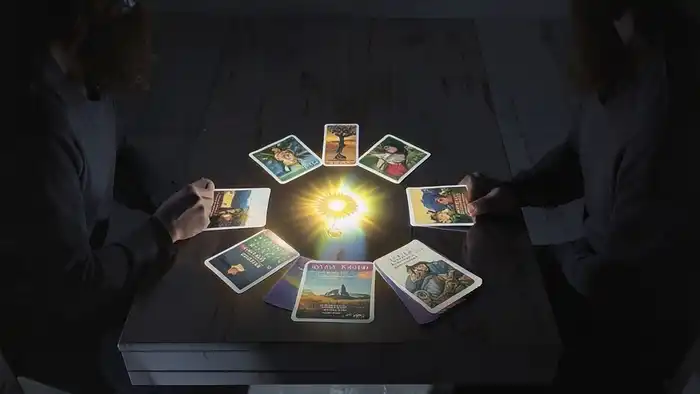 Расклад Таро "он и она" на интуицию: девять карт, раскрывающие скрытые динамики отношений