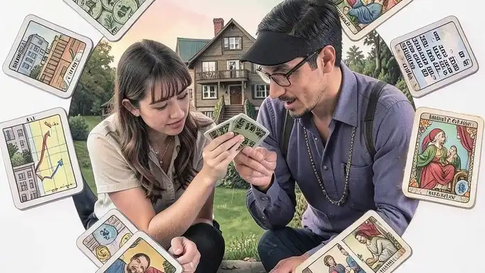 расклад Таро "он и она" на недвижимость как инвестиция: схема позиций и карты с интерпретацией