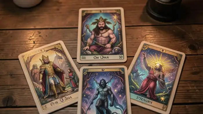 Расклад Таро «он и она» на предупреждение – визуальная сцена