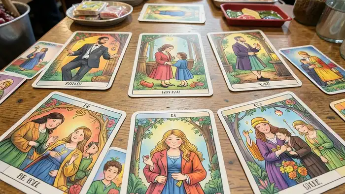 Расклад Таро «Он и Она» на рынок – изображение