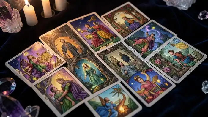 Расклад Таро "пентаграмма" на гражданский брак — схема позиций с картами Уэйта-Смита