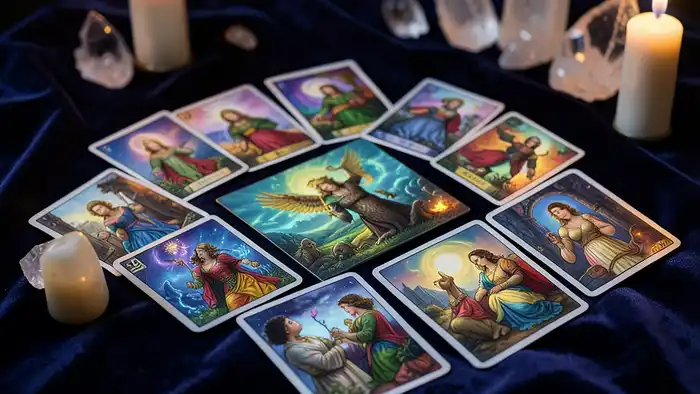 расклад таро пентаграмма на командировку схема карт