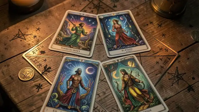 Расклад Таро «пентаграмма» на новую работу – визуальная схема