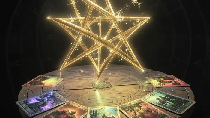 Расклад Таро "пентаграмма" на спонсора — структура позиций и карта