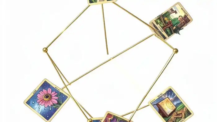 Расклад Таро "пентаграмма" на трансформацию: схема позиций с картами