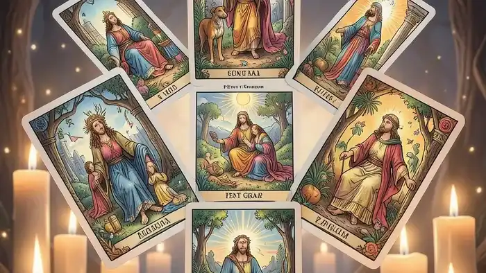 Расклад Таро «пентаграмма» – изображение пяти карт в виде звезды