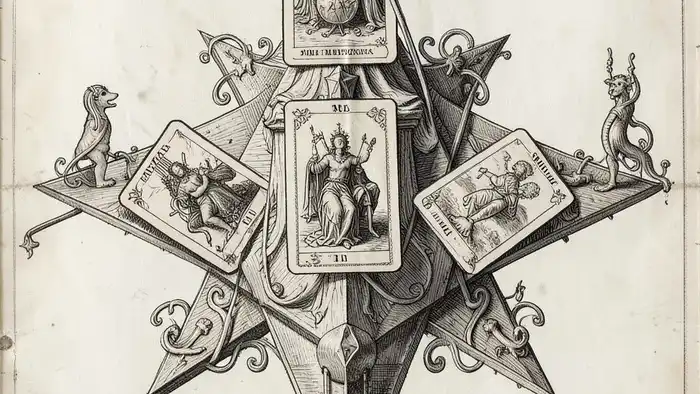 Расклад Таро пентаграмма на работу — схема позиций и интерпретация карт