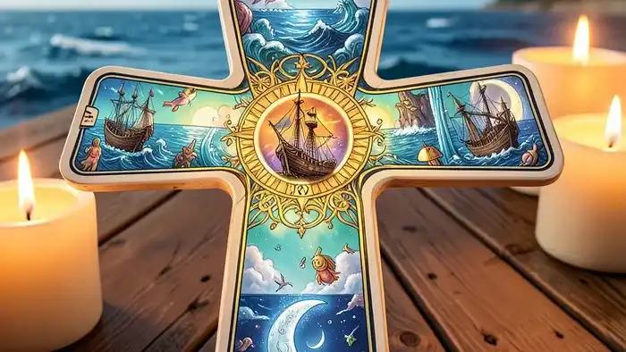 Расклад Таро «перекресток» на круиз – карта с морскими символами