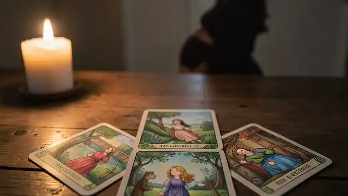Расклад Таро «перекресток» на пол ребёнка – визуальное изображение расклада