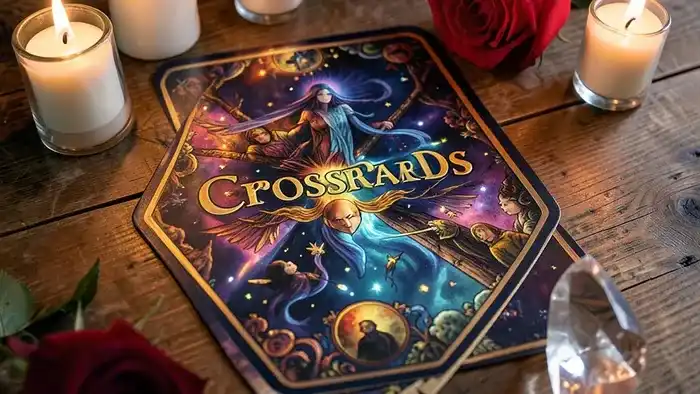 Расклад Таро перекресток на тоску по человеку, символический набор карт и аксессуаров