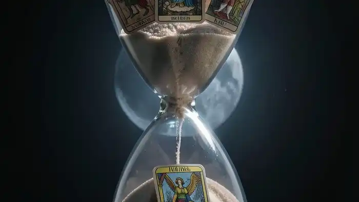 Расклад Таро "песочные часы" на причину болезни — схема карт и энергетических потоков