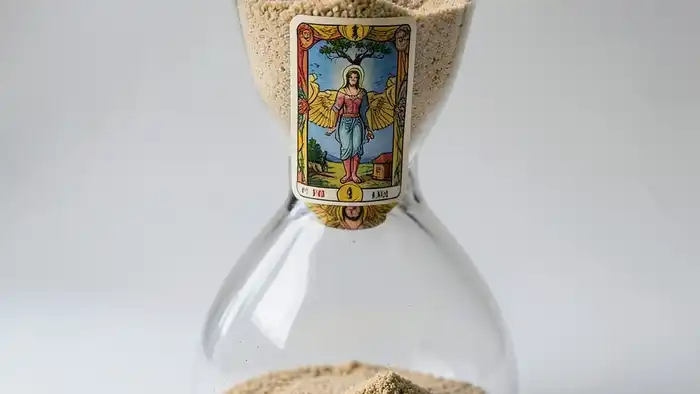 Расклад Таро "песочные часы" на трансформацию: схема с семью позициями и центральной картой перехода