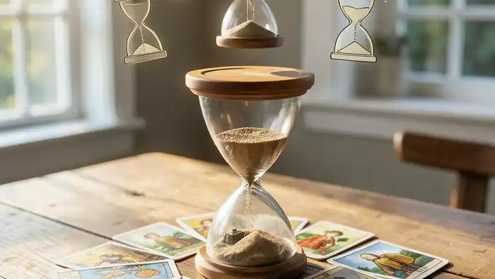 расклад Таро песочные часы утренний ритуал