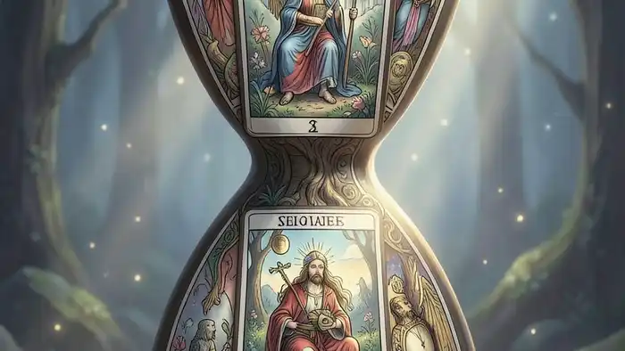 Расклад Таро «песочные часы» – визуальная схема расклада