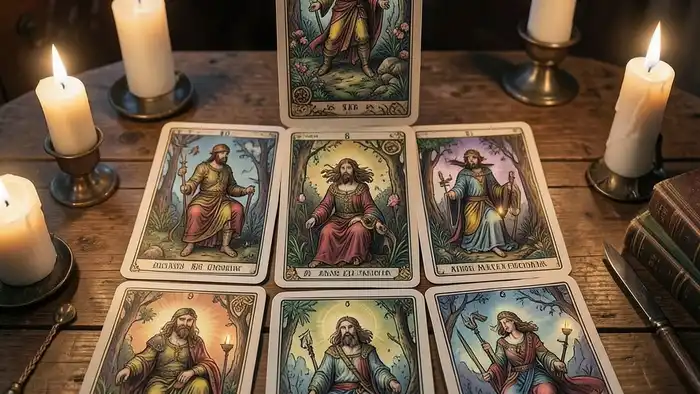 расклад Таро пирамида на конкурс – визуальная схема