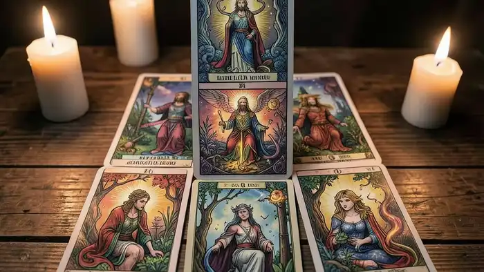 Расклад Таро «пирамида» на увольнение – визуальная схема