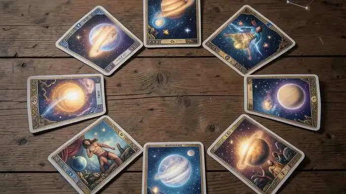 планетарный расклад Таро на квалификацию изображение