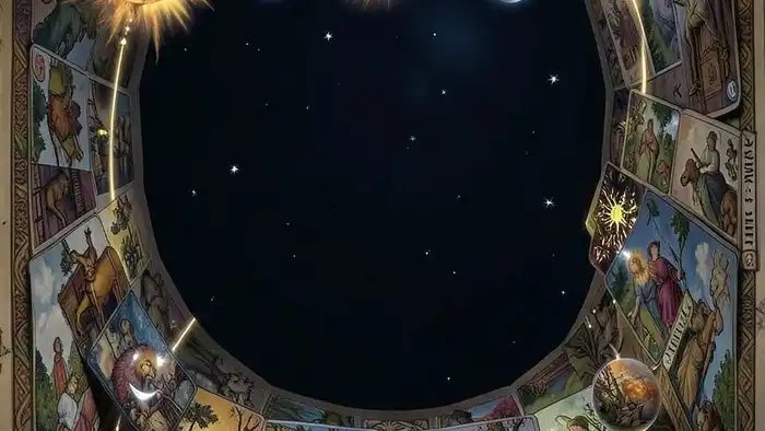 расклад Таро планетарный на ревность с семью планетами и соответствующими картами