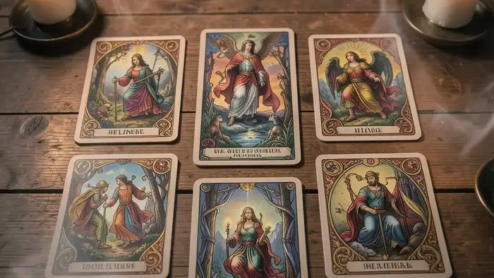 расклад таро по Хеллингеру — визуальная схема расклада