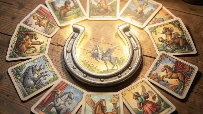 Расклад Таро подкова на благословение изображение