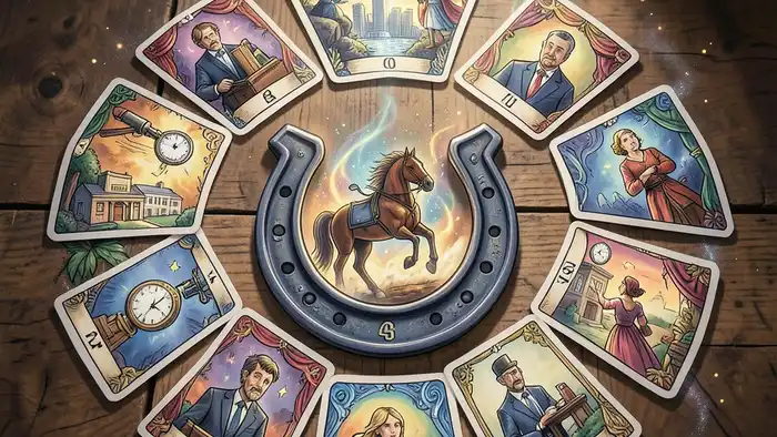 расклад Таро подкова на франшизу изображение