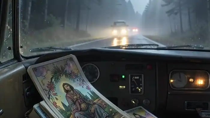 Расклад Таро "портал" на автопутешествие — Отшельник как символ внутреннего проводника на дороге