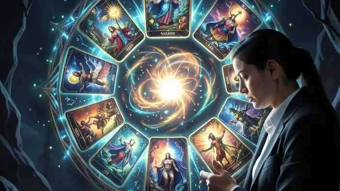 Расклад Таро «портал» на спонсора — визуальное изображение