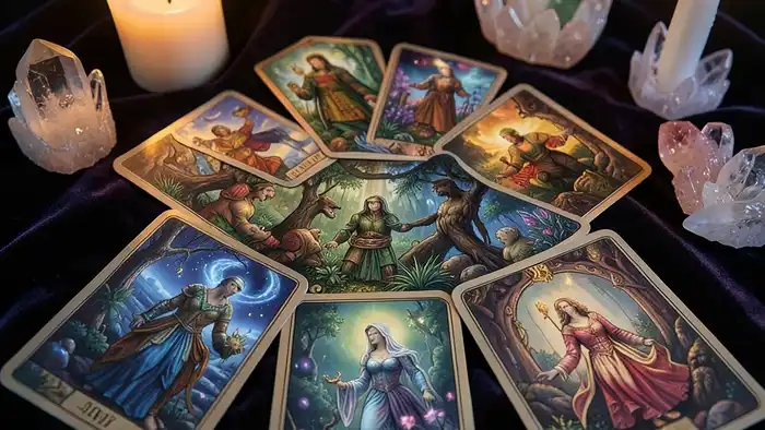 Расклад Таро "послание Вселенной" хочет ли он вернуться: схема из 7 позиций с интерпретацией