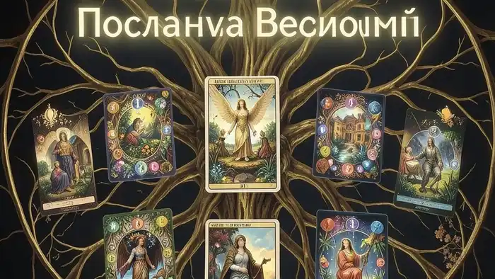 Расклад Таро "послание Вселенной" на ритуал привлечения: 9 карт в схеме Древа Жизни