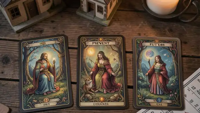 Расклад Таро прошлое настоящее будущее на недвижимость