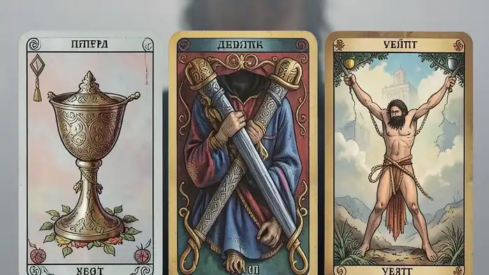 Расклад Таро "прошлое настоящее будущее" — три карты, показывающие динамику жизненного сценария