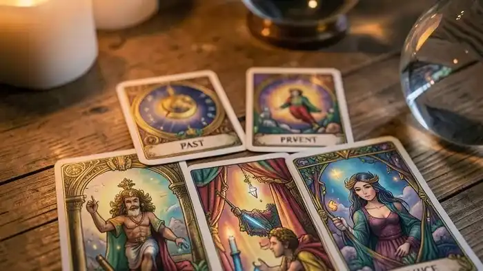 Расклад Таро «прошлое настоящее будущее» на новый этап жизни