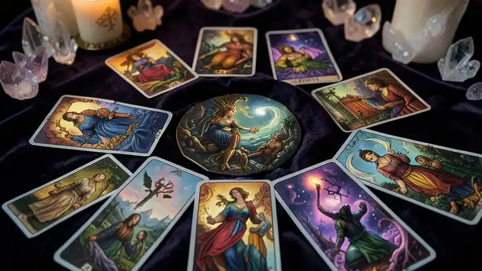 Расклад Таро "простой крест" на чудо — схема позиций и карты для интерпретации