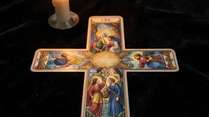 Расклад Таро простой крест на любовницу